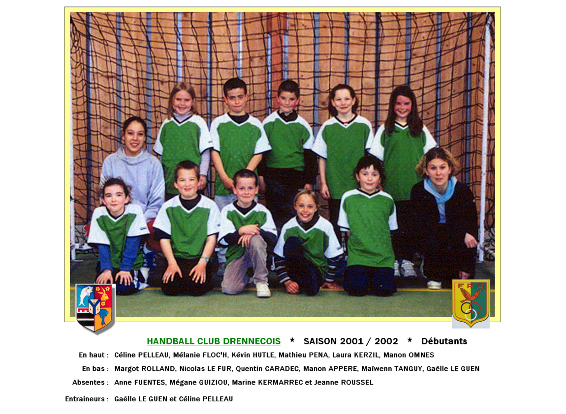 1Handball2001-2002-Débutants